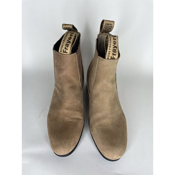 Frayeri Booties Youth Size 2 Brown Tan Suede - Picture 7 of 16